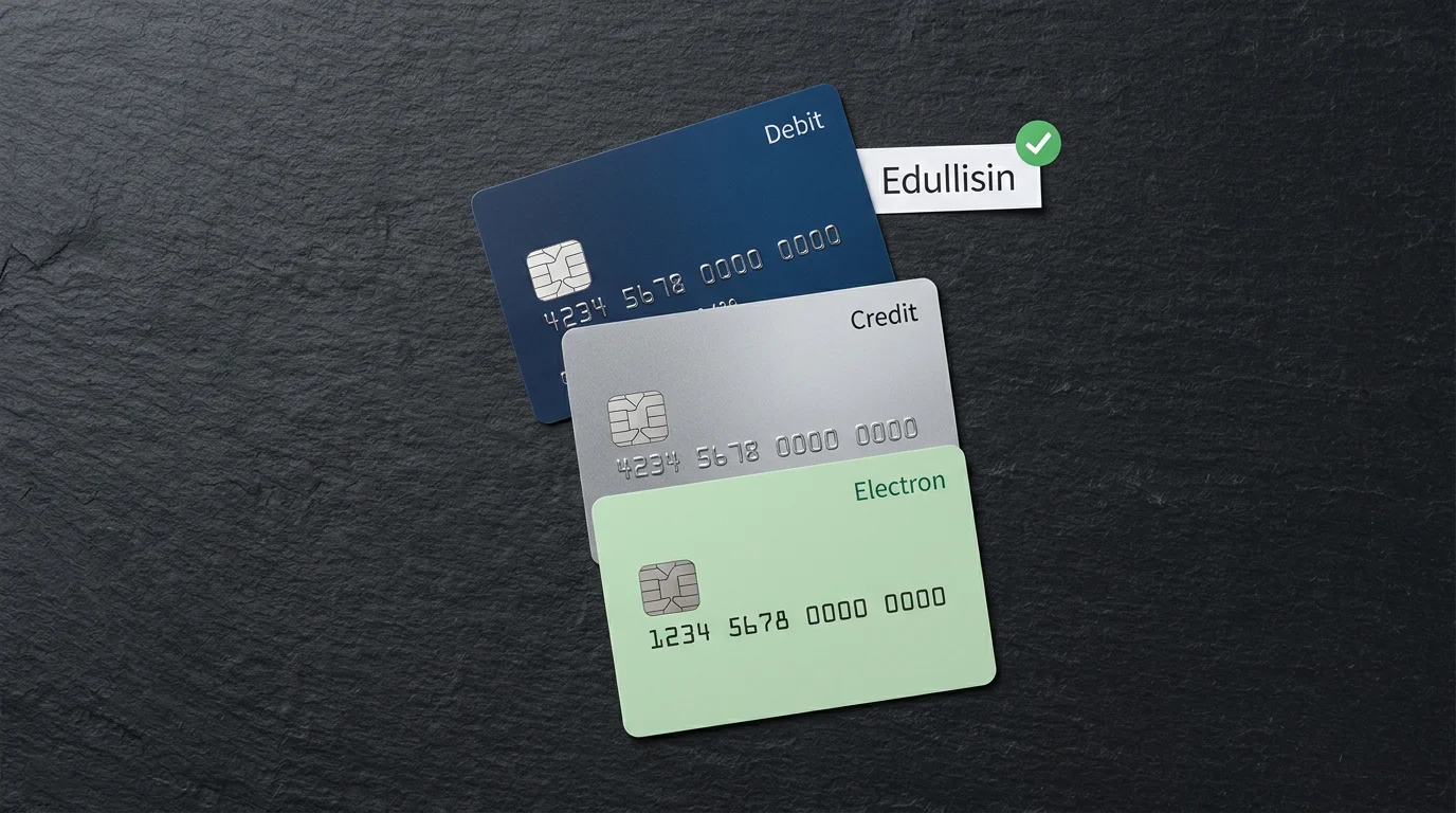 Visa Debit, Credit ja Electron -korttien erot vedonlyönnissä